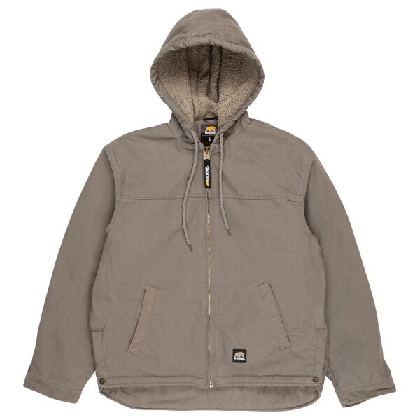 Men's Heartland Washed Duck Hooded Work Coat Thumbnail