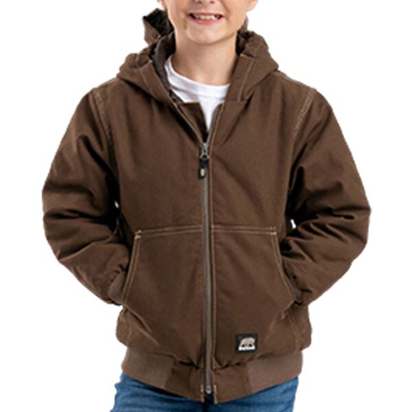 Youth Highland Softstone Duck Hooded Jacket Thumbnail