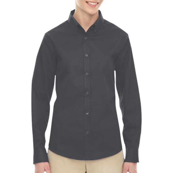 Ladies' Operate Long-Sleeve Twill Shirt Thumbnail