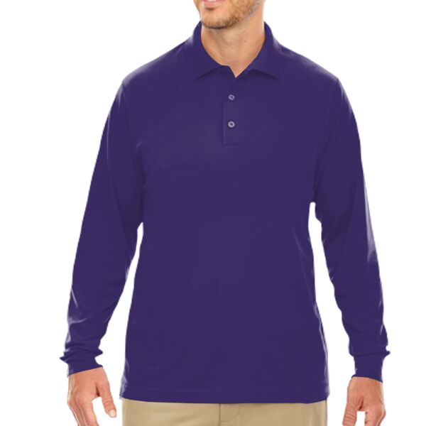Men's Pinnacle Performance Long-Sleeve Piqué Polo Thumbnail