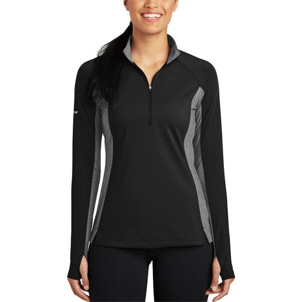 Women's Sport Wick ® Stretch Contrast 1/4 Zip Pullover Thumbnail