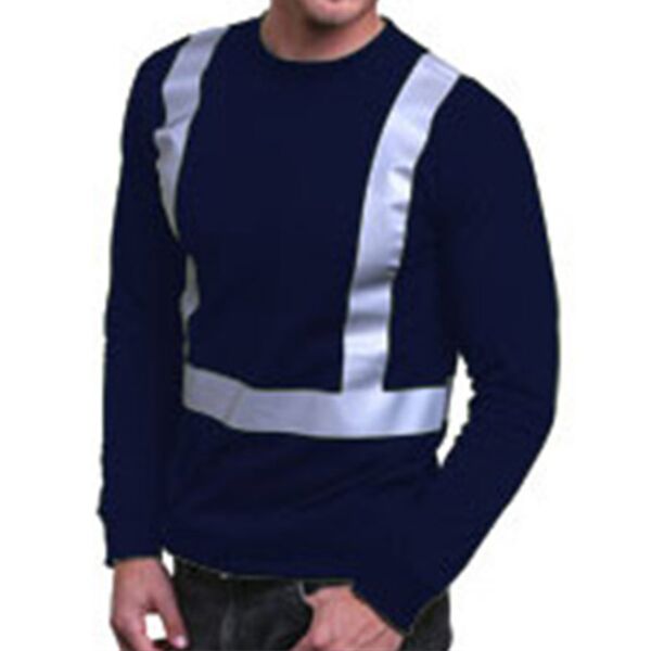 Men's USA-Made Hi-Visibility Long Sleeve T-Shirt Thumbnail