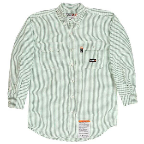 Men's Flame-Resistant Down Plaid Work Shirt Thumbnail