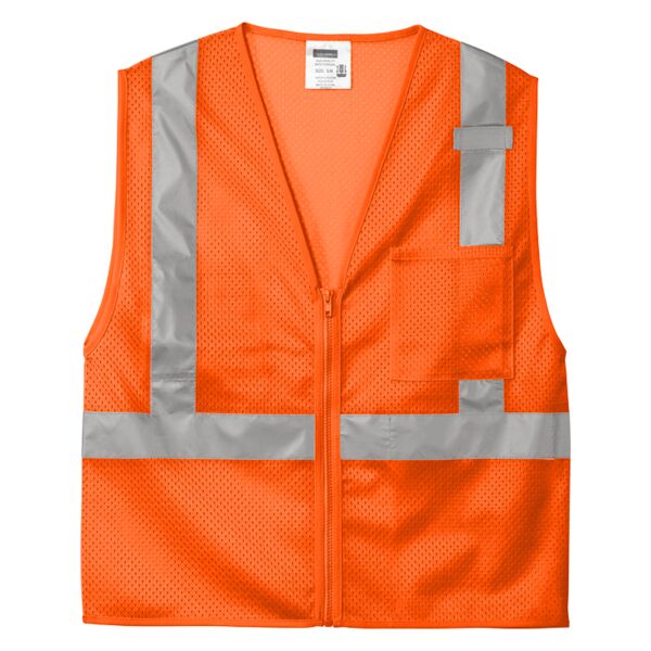 Ansi 107 Class 2 Mesh Zippered Vest Thumbnail