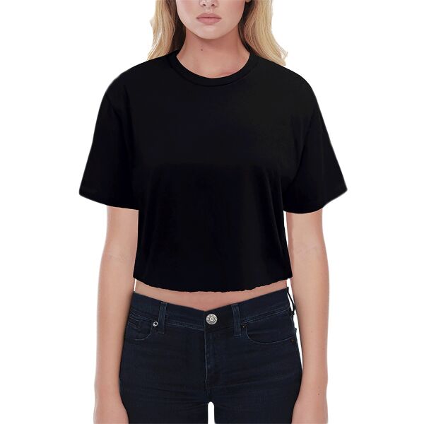 Ladies' Crop Boyfriend T-Shirt Thumbnail