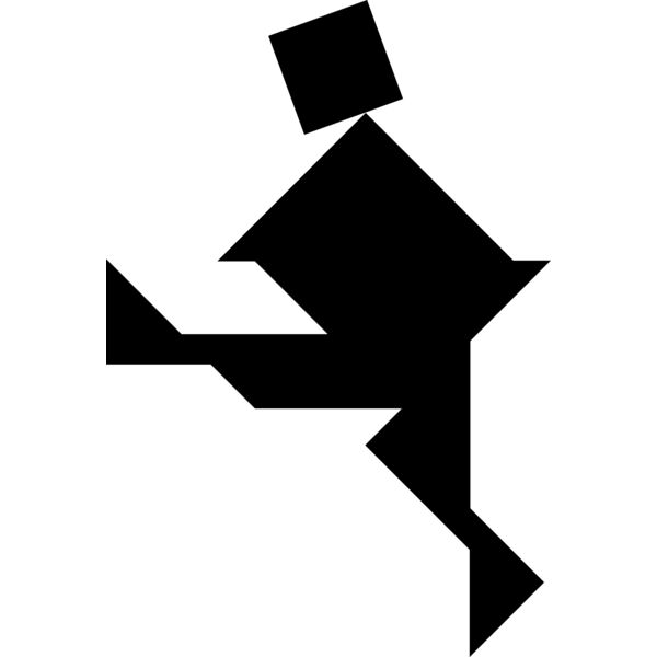 Tangram shape people 50 b Thumbnail