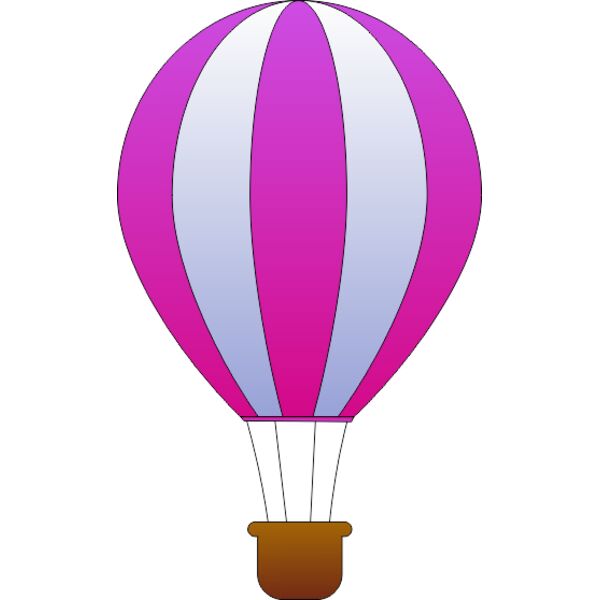 maidis Vertical Striped Hot Air Balloons 3 Thumbnail