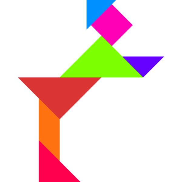 Tangram shape people 73 Thumbnail