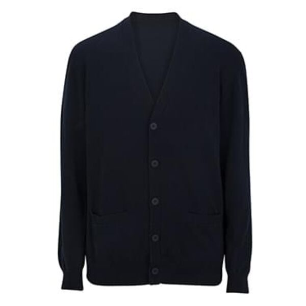 JERSEY KNIT COTTON CARDIGAN Thumbnail