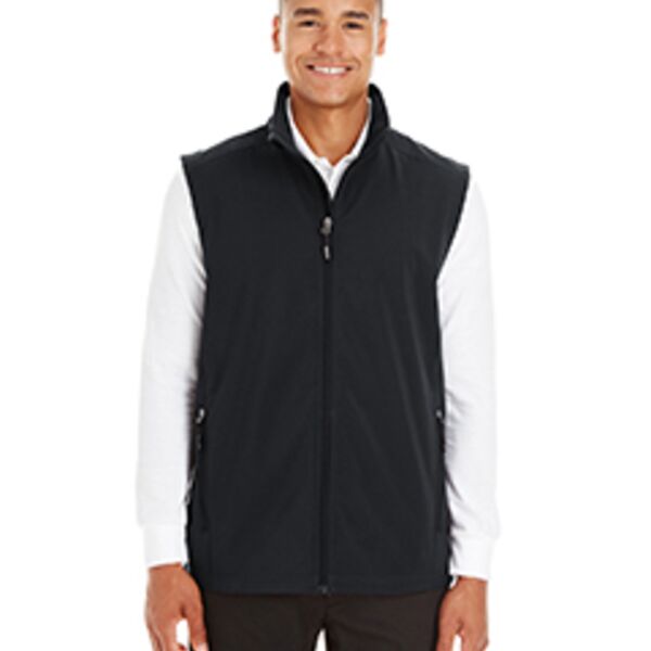 Kern Medical - Core 365 Men's Cruise Two-Layer Fleece Bonded Soft Shell Vest Thumbnail