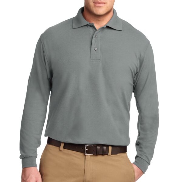 CSV Long Sleeve Silk Touch™ Polo Thumbnail