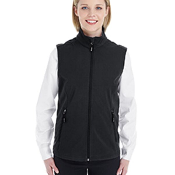 Omni Health Staff - Core 365 Ladies' Cruise Two-Layer Fleece Bonded Soft Shell Vest Thumbnail