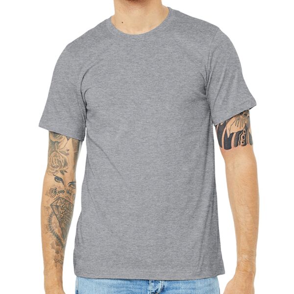 (I) Unisex Heather CVC Short Sleeve Tee Thumbnail