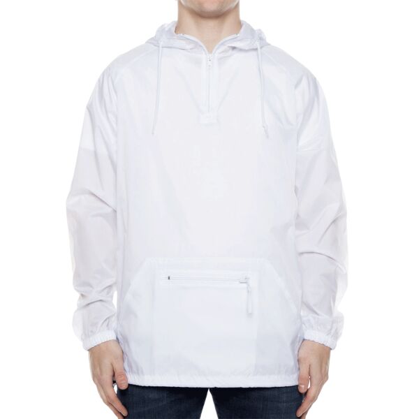 Unisex Nylon Packable Pullover Anorak Jacket Thumbnail