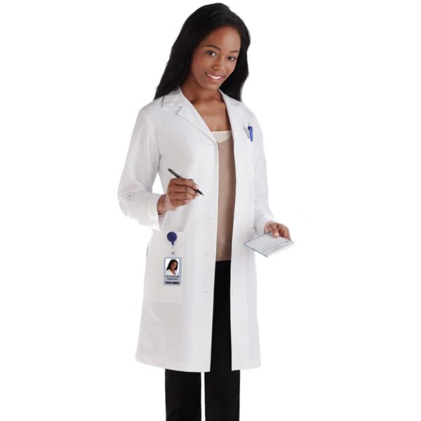 Women's Five-Pocket 37" Full-Length Lab Coat Thumbnail