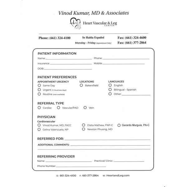 Patient Information Sheet Thumbnail