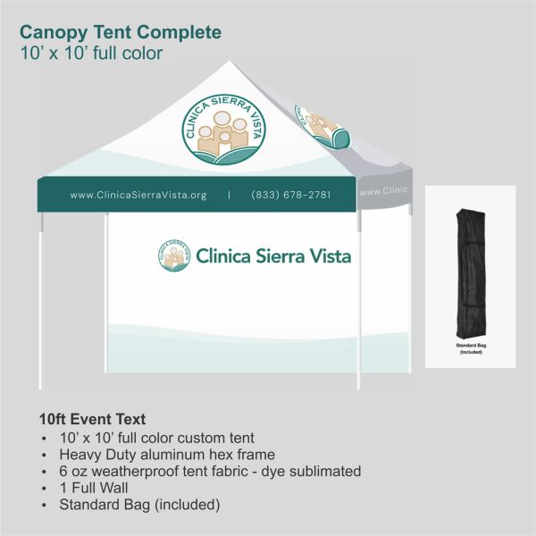 Canopy Tent Complete 10’x10’ Thumbnail