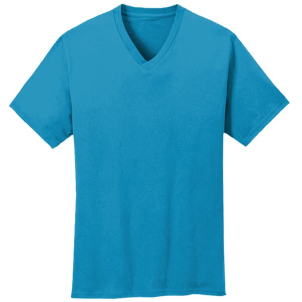 5.4 oz 100% Cotton V Neck T Shirt Thumbnail