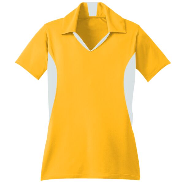 Ladies Side Blocked Micropique Sport Wick ® Polo Thumbnail