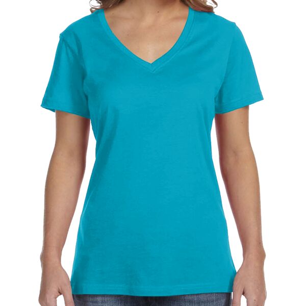 392 Ladies’  Sheer V-Neck T-Shirt Thumbnail