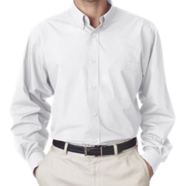  UltraClub Men's Easy-Care Broadcloth Thumbnail