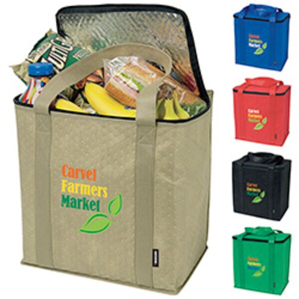 Zippered Insulated Grocery Tote | KOOZIE® Thumbnail