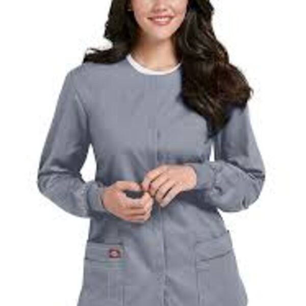 *Women's Dickies EDS Signature Snap Front Warm-Up Jacket - 5 Pockets Thumbnail