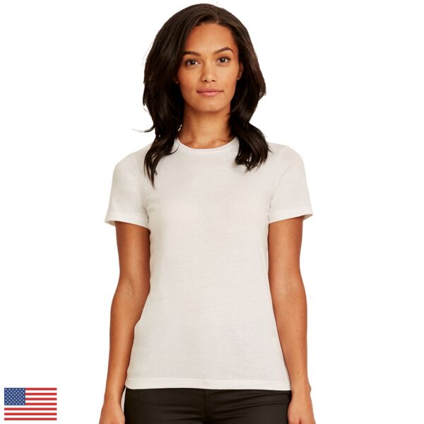 LIGHT Ladies' Made in USA Boyfriend T-Shirt Thumbnail