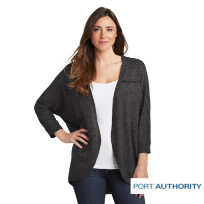 Port Authority Ladies Marled Cocoon Sweater Thumbnail