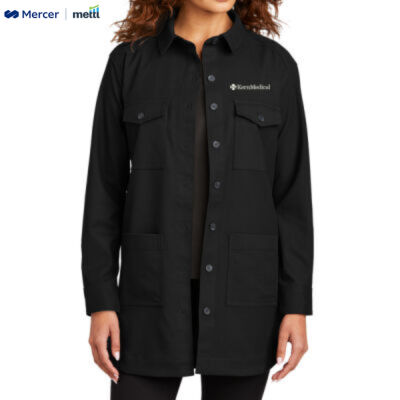    - Mercer + Mettle Women's Long Sleeve Twill Overshirt Thumbnail