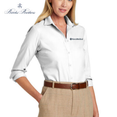    - Brooks Brothers Women's Wrinkle Free Stretch Nailhead Shirt Thumbnail