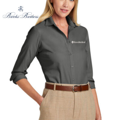    - Brooks Brothers Women's Wrinkle Free Stretch Nailhead Shirt Thumbnail