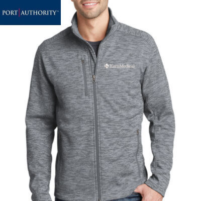 Port Authority Men's Digi Stripe Fleece Jacket Thumbnail